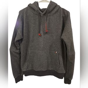 ETIENNE MERCEL HOODIE SWEATSHIRT WITH ELBOW ZIPPERS AND KANGAROO POCKET. SZ. S.